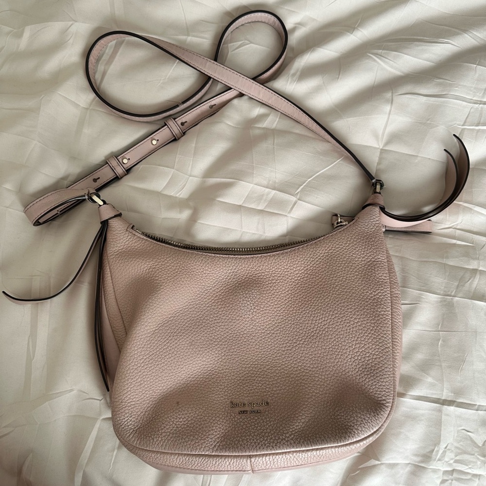 Kate spade tan/ cream cross body bag purse